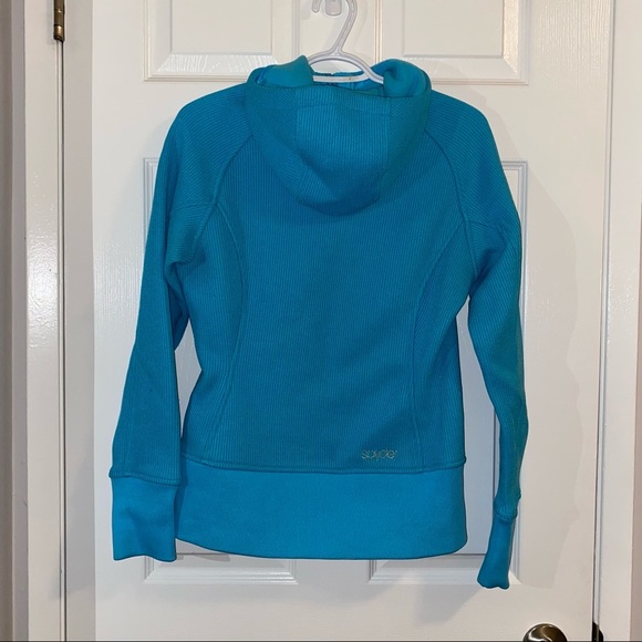 Spider core fleece hoody, blue, size medium - Picture 3 of 5